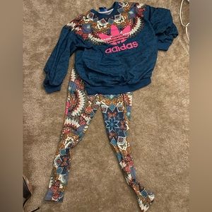 Adidas Borbomix Sweatshirt and Leggings Set